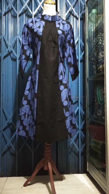 Tunik Santika Parang Combi Atasan Baju Seragam Batik Wanita  Modern.