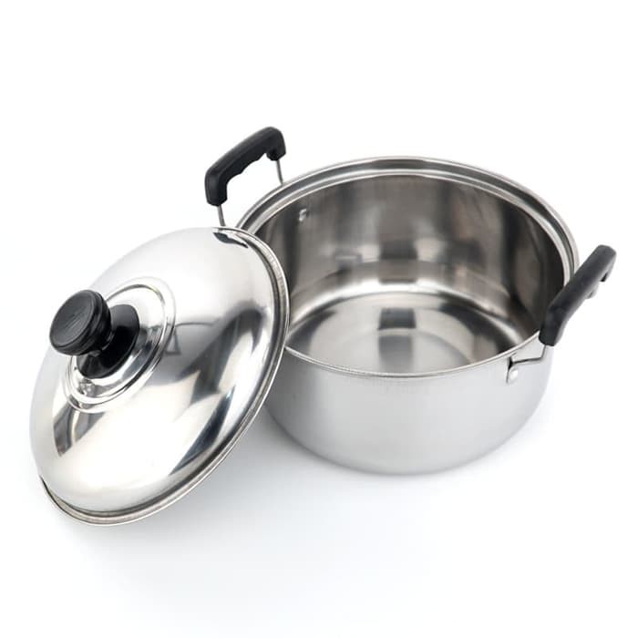High Pots Panci Set HIGH GRADE STAINLESS STEEL 5 in 1 UGO