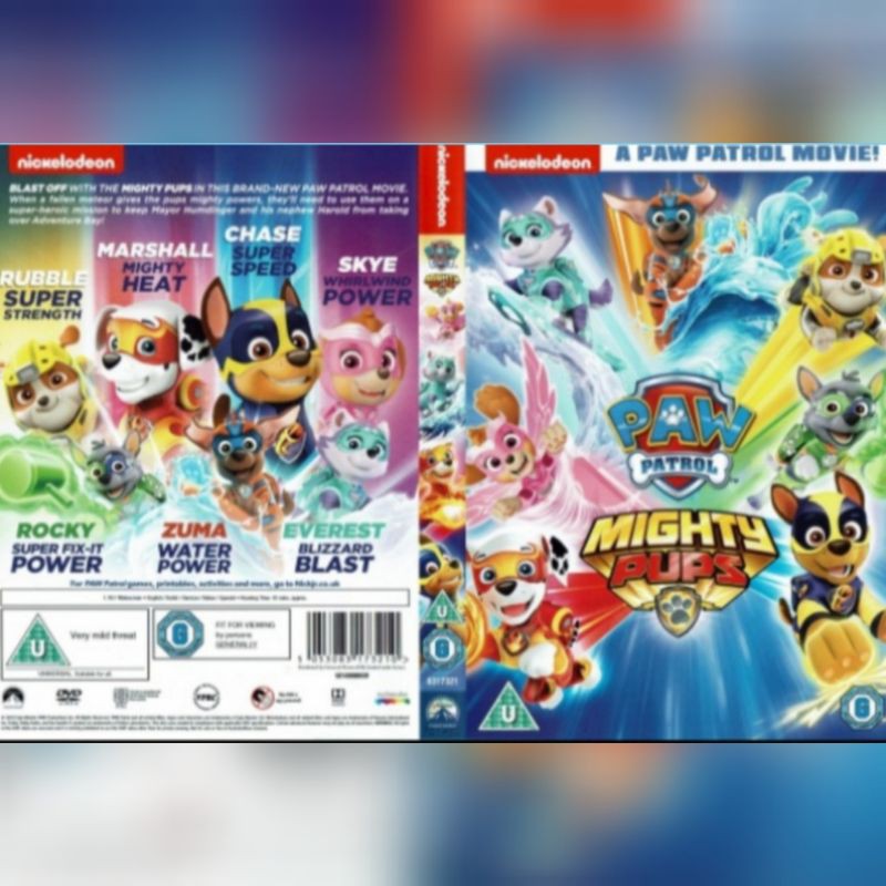 Jual DVD PAW PATROL MIGHTY PUPS 