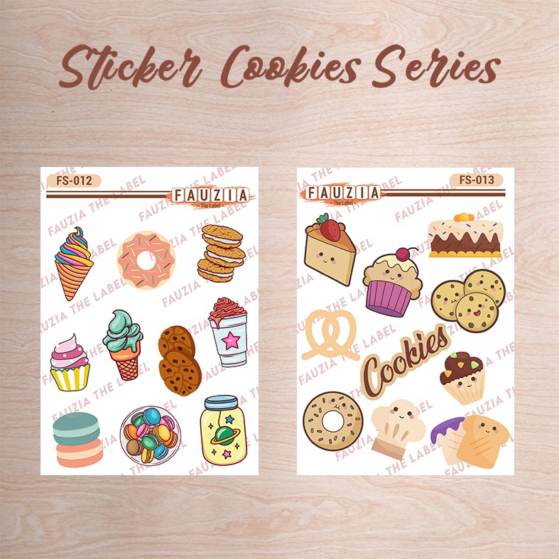 

(Fauzia The Label) Deco Stiker Cookies | Stiker Tumblr | Stiker Cutting | Stiker Deco Anti Luntur