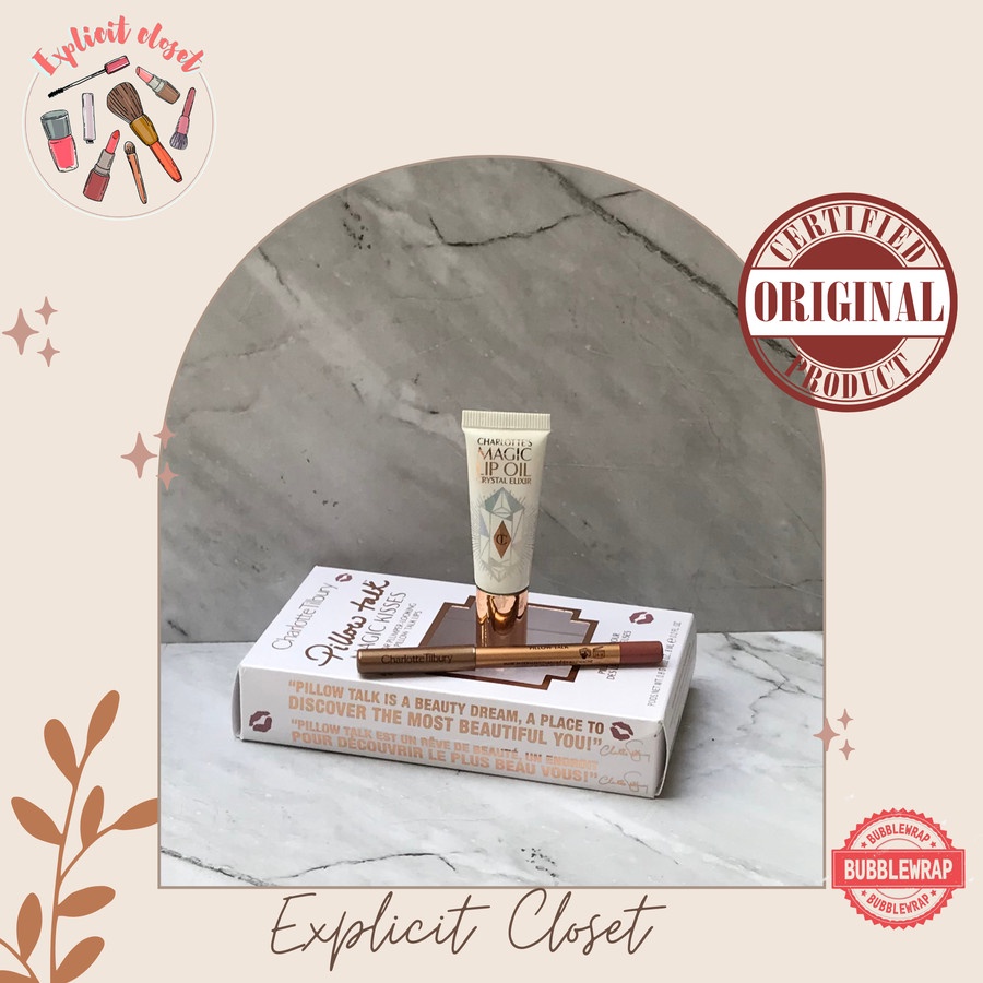 Jual EXPL CHARLOTTE TILBURY Pillow Talk Magic Kisses Set Shopee