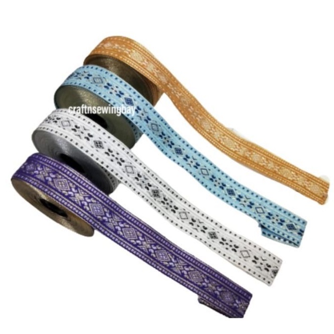 

Pita India/ Pita Ukir/ Pattern Ribbon 3cm per roll