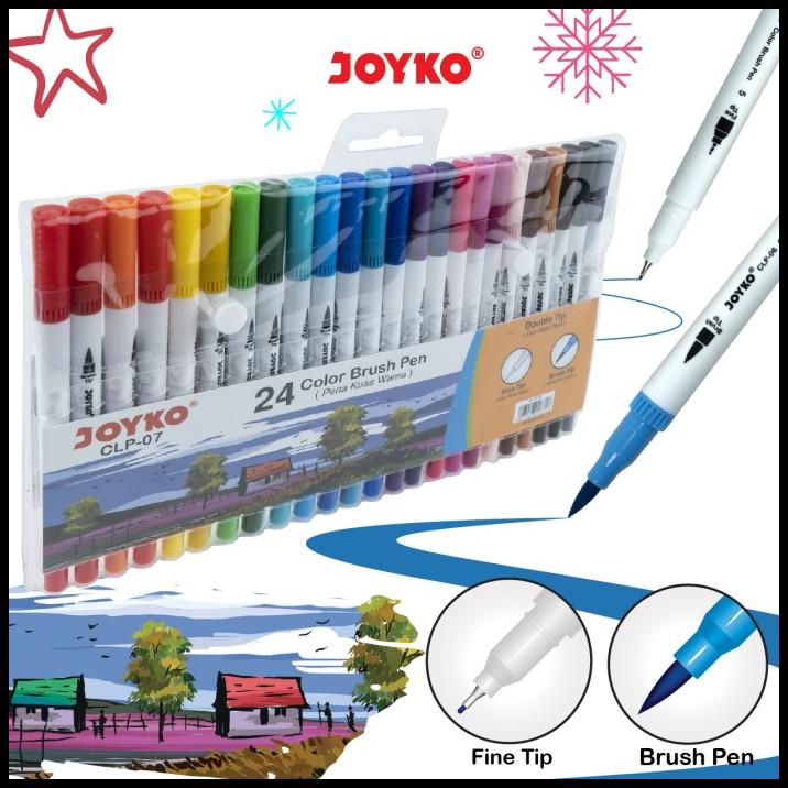

Heaven | Color Brush Pen Pena Kuas Warna Joyko Clp-07 24 Warna Color