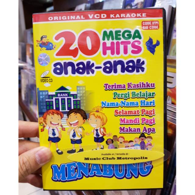 Vcd Karaoke Anak Anak 20 Mega Hits Shopee Indonesia