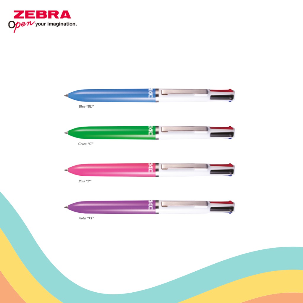 

BALLPOINT ZEBRA 4 W SOLID (1 PCS)