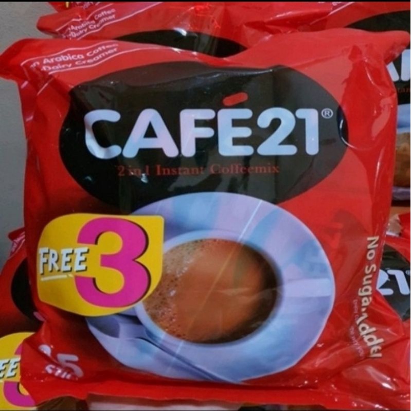 

Cafe 21 2in1 Instant Coffeemix / Cafe 21 No Sugar Added Isi 25 Sticks