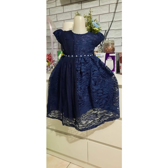 GAUN BROKAT CORD GLITTER MUTIARA SELENDANG