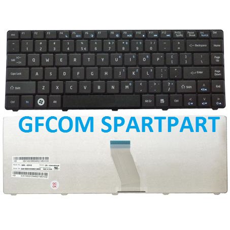 KEYOBOARD ACER ASPIRE 4732 4732Z SERIES - EMACHINES D725 D525 SERIES