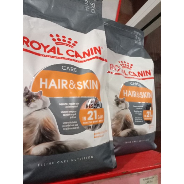 Makanan Kucing RC hair&amp;skin 2kg termurah