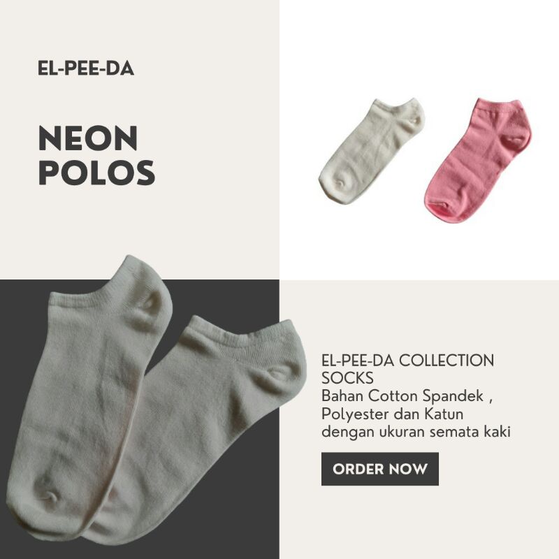 Kaos Kaki Neon Polos