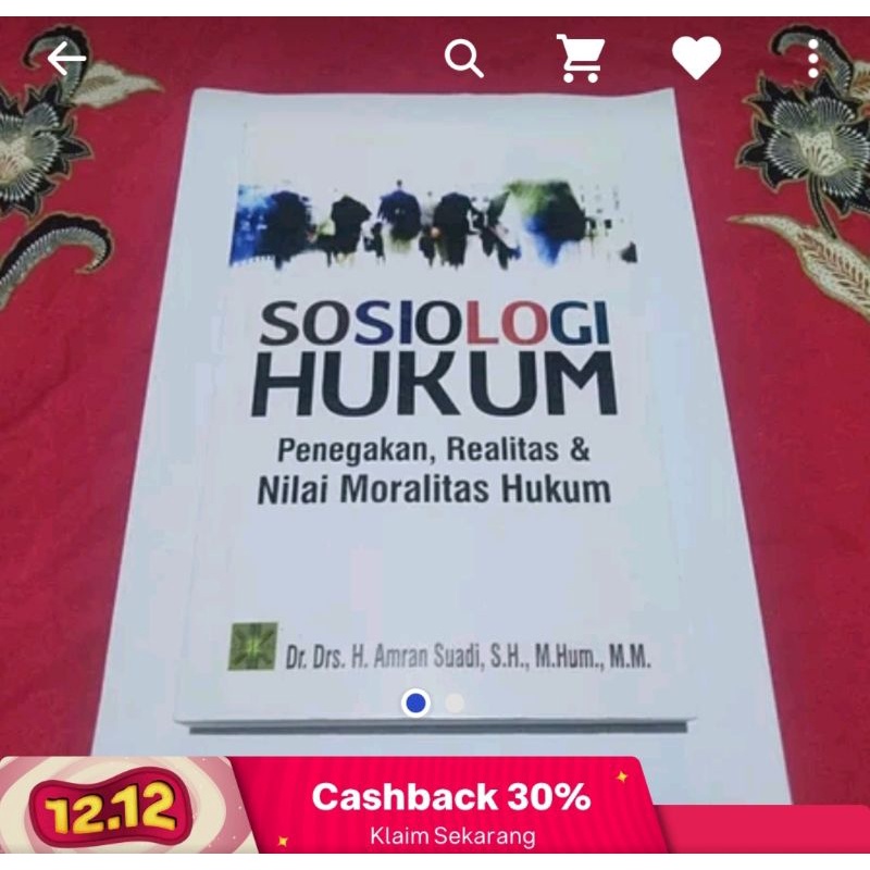 

Sosiologi Hukum penerbit kencana