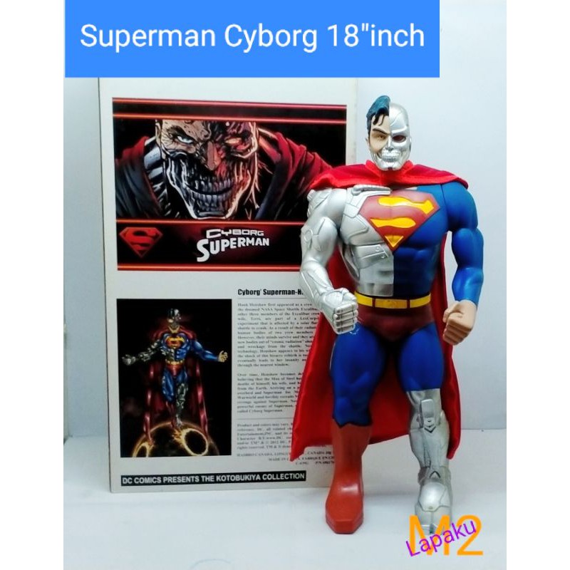 Action Figure DC UNIVERSE SUPERMAN CYBORG 18"inch