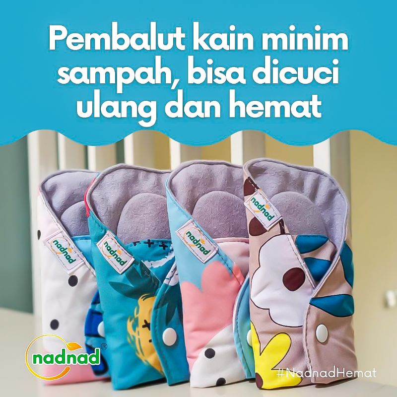 Menspad Nadnad Pembalut Kain Cuci Ulang Murah / Menstrual Pad Pembalut Wanita [ Bunda Altaf ]