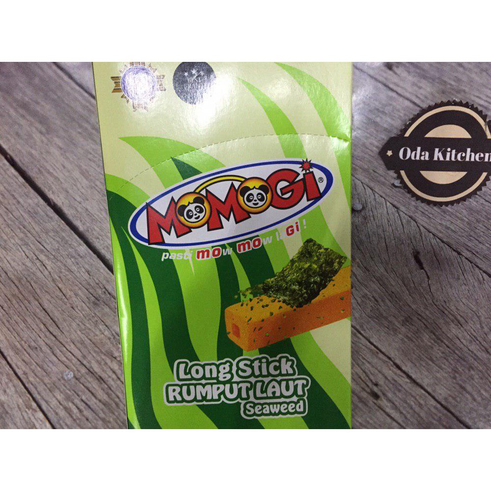 MOMOGI SNACK LONG STICK RUMPUT LAUT PACK 10X12gr