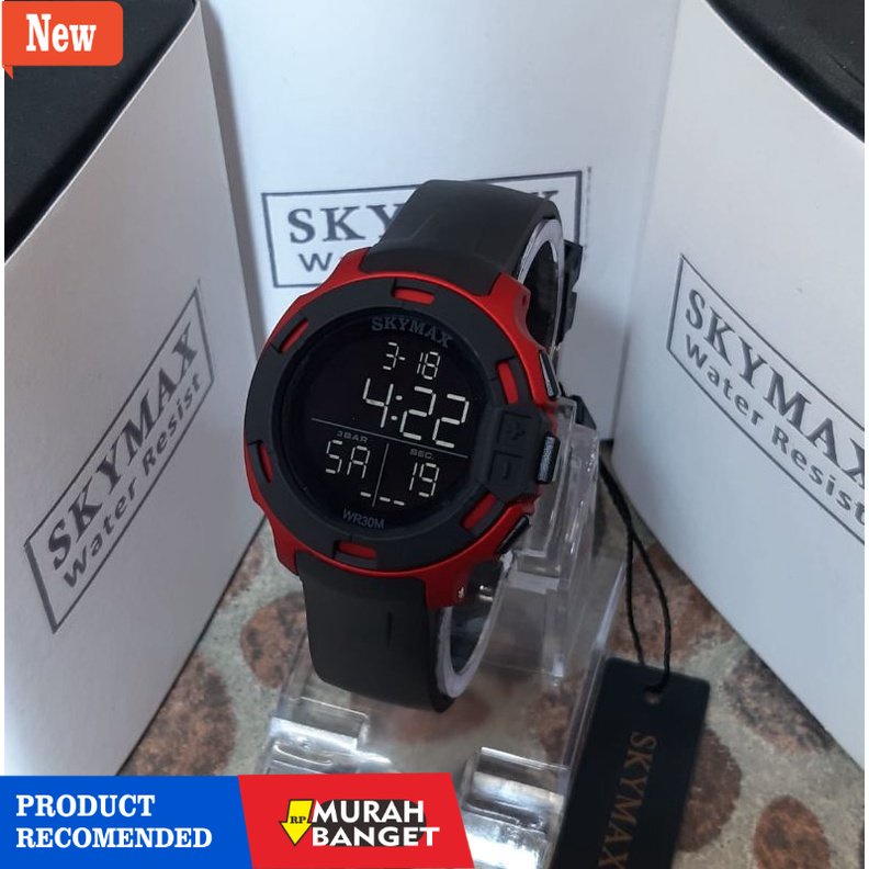 Jam tangan couple terbaik- Jam tangan ORIGINAL SKYMAX 1817G bisa dipake berenang bisa bayar COD
