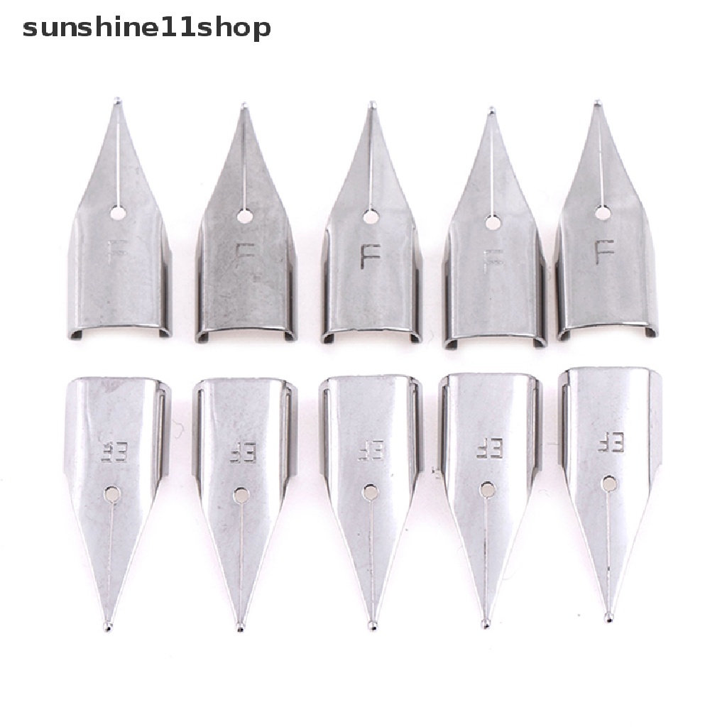 Sho 5Pcs Nibs Pengganti Bahan Stainless Steel Untuk Wing Sung Hero 359 / 359A Fountain pen N