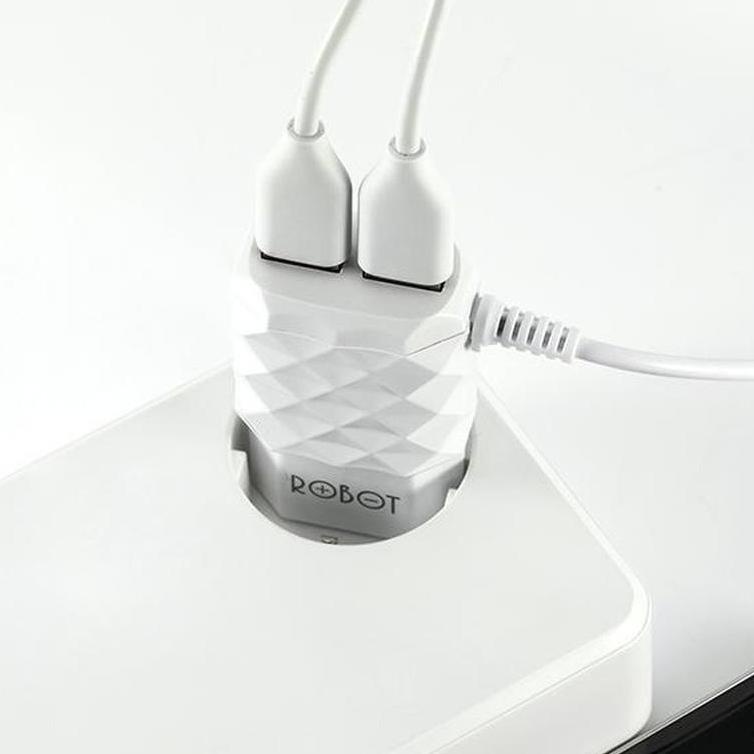 K3V1 ROBOT RT-K5 Charger Dual USB Output Best Produk