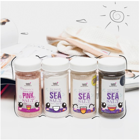 

HIMALAYAN PINK SALT & AUSTRALIAN Low Sodium SEA SALT