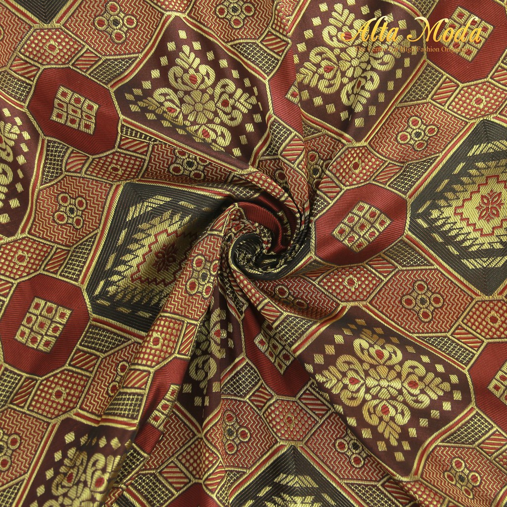 

Alta Moda Songket Motif Palembang Vintage Merah (1M)