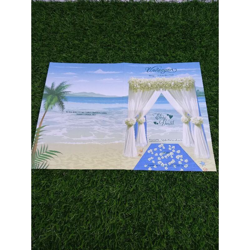 Undangan pernikahan murah model C