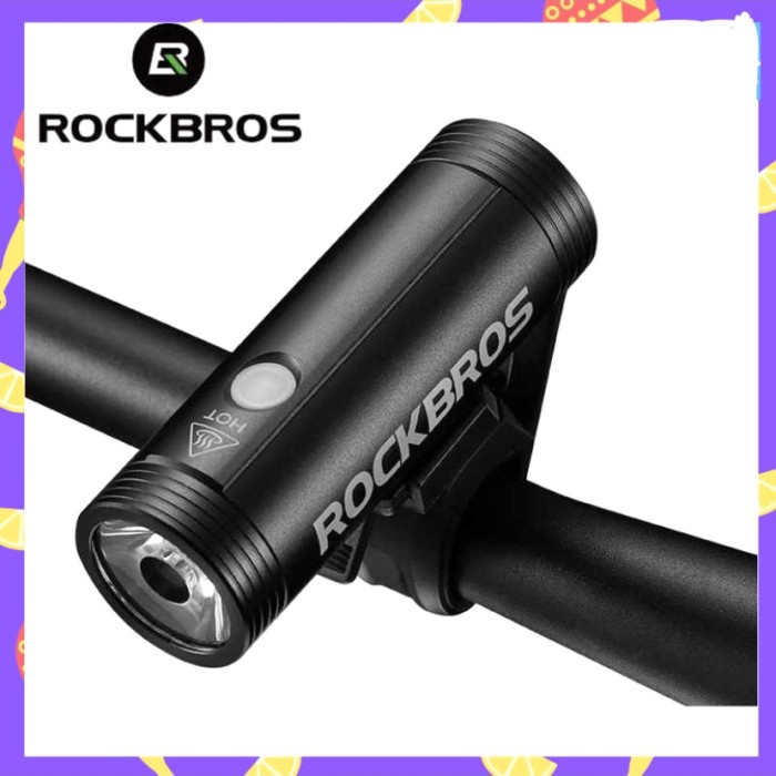 ROCKBROS Lampu Sepeda 2000 MAH 400 LM waterproof Rechargeable