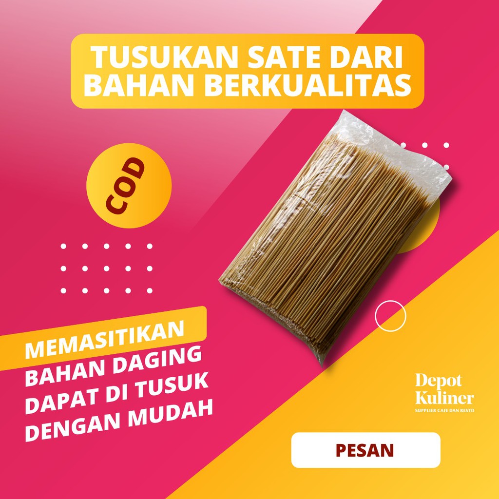 Lidi Tusuk Sate Swan 500 Gr