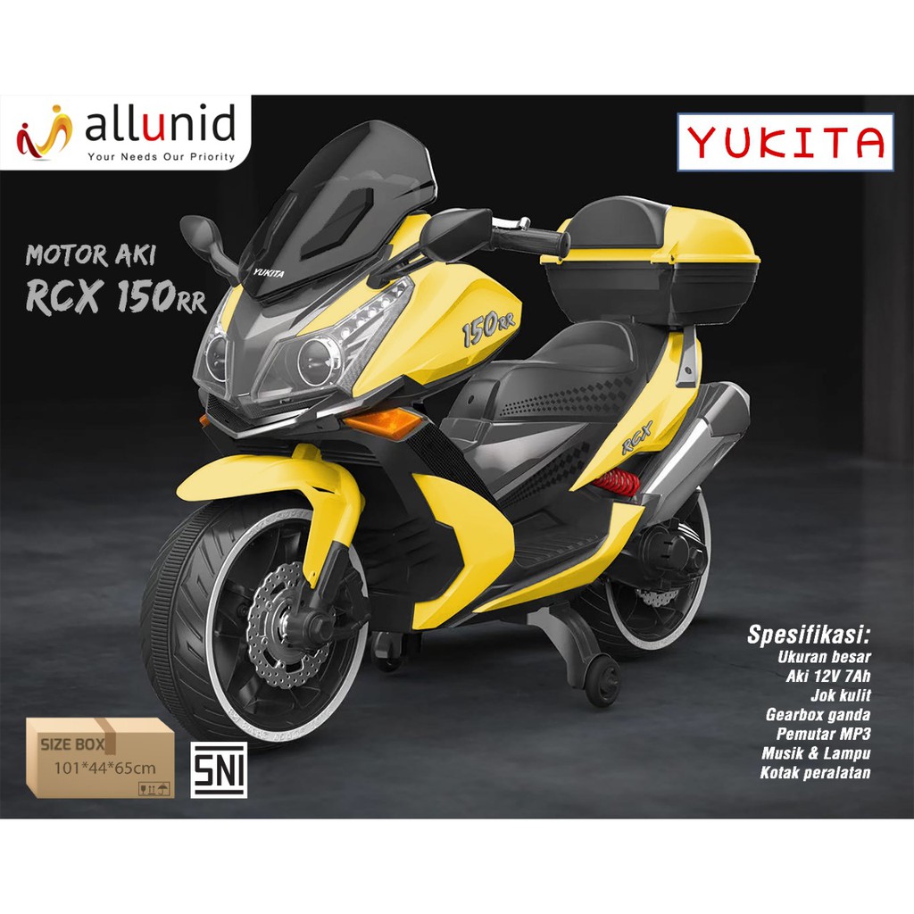 MOTOR AKI ANAK RCX YUKITA 550 - Maenan Anak Motoran