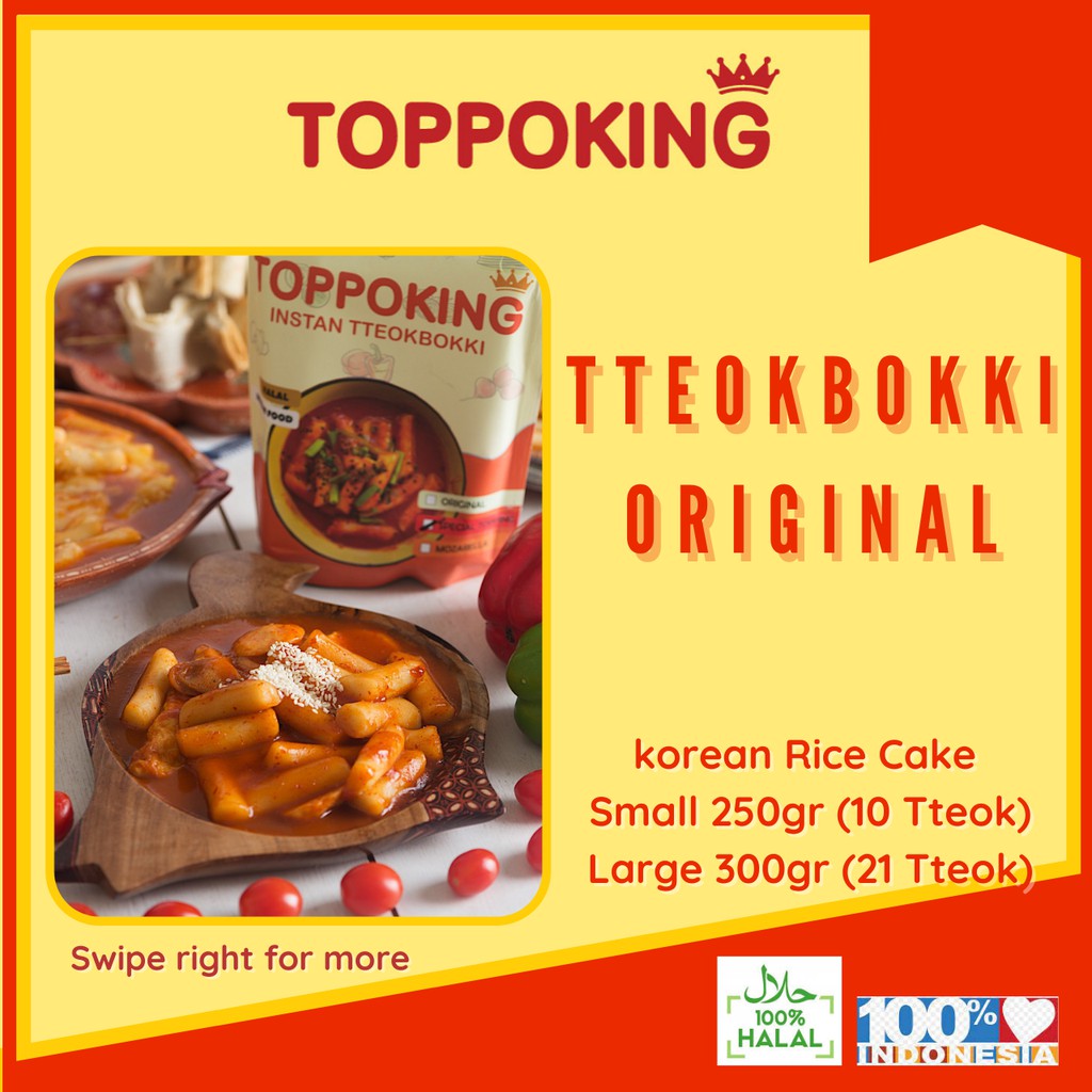 

TTEOKBOKKI ORIGINAL / TOPOKI INSTAN HALAL / TOPPOKI / TOPOKKI / TOPPOKING / MAKANAN INSTAN
