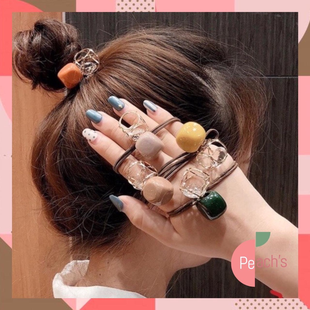 PEACHs - Ikat Rambut Korean Geometri / Aksesories Rambut Wanita (1 PC )  F5168
