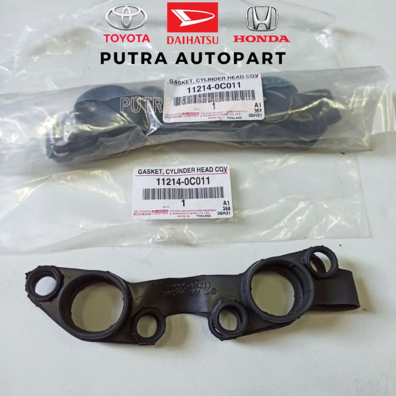 packing tutup klep + seal busi innova fortuner hilux bensin original