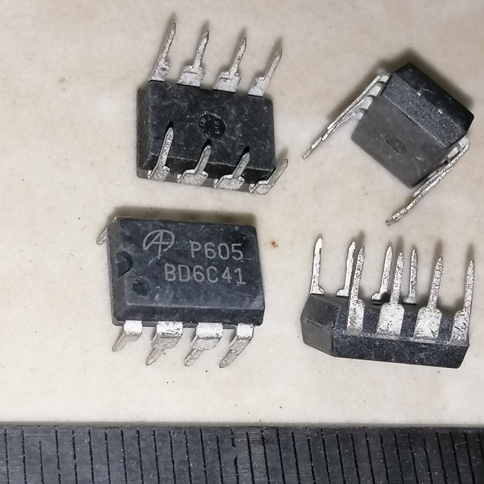 AO P605 AOP605 P 605 Dual Channel Mosfet Complimentary IC Dip-8