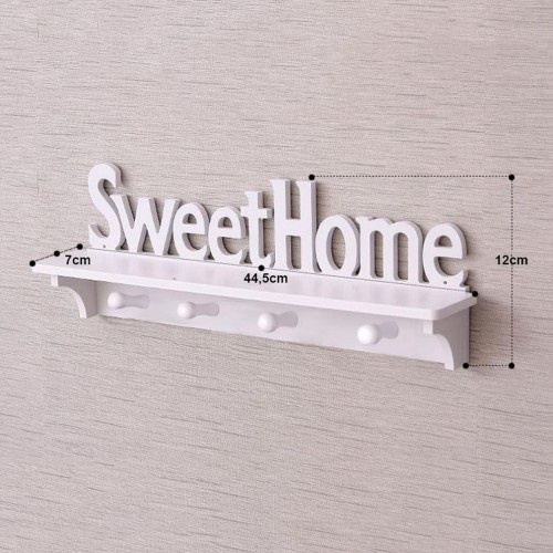 Rak Dinding Sweethome / Sweet Home Vintage Hook / Hiasan Dinding