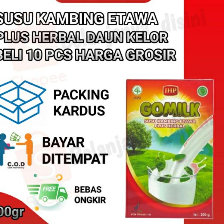 

Susu kambing etawa original susu hebal daun kelor gomilk 200gr 민