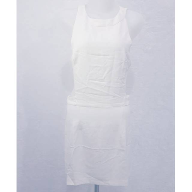 Sexy Dress Model Backles White Model Span