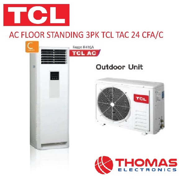 AC FLOOR STANDING 3PK TCL TAC 24 CFAC GARANSI RESMI