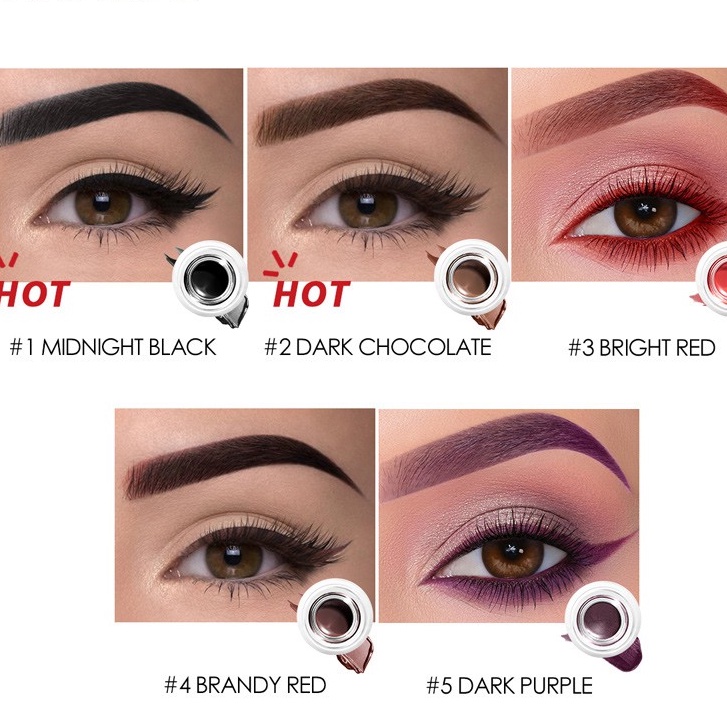 (READY) Focallure Staymax Smooth Eyeliner Gel eyebrow FA135 FA 135 Tahan Lama Waterproof