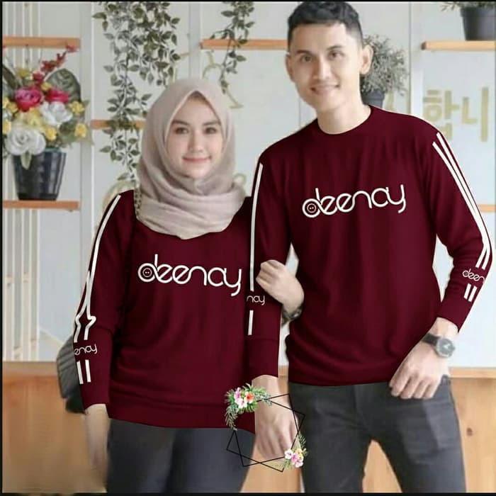 KAOS COUPLE JUMBO lengan panjang deenay big size M L XL 6XL / kaos Tshirt jumbo