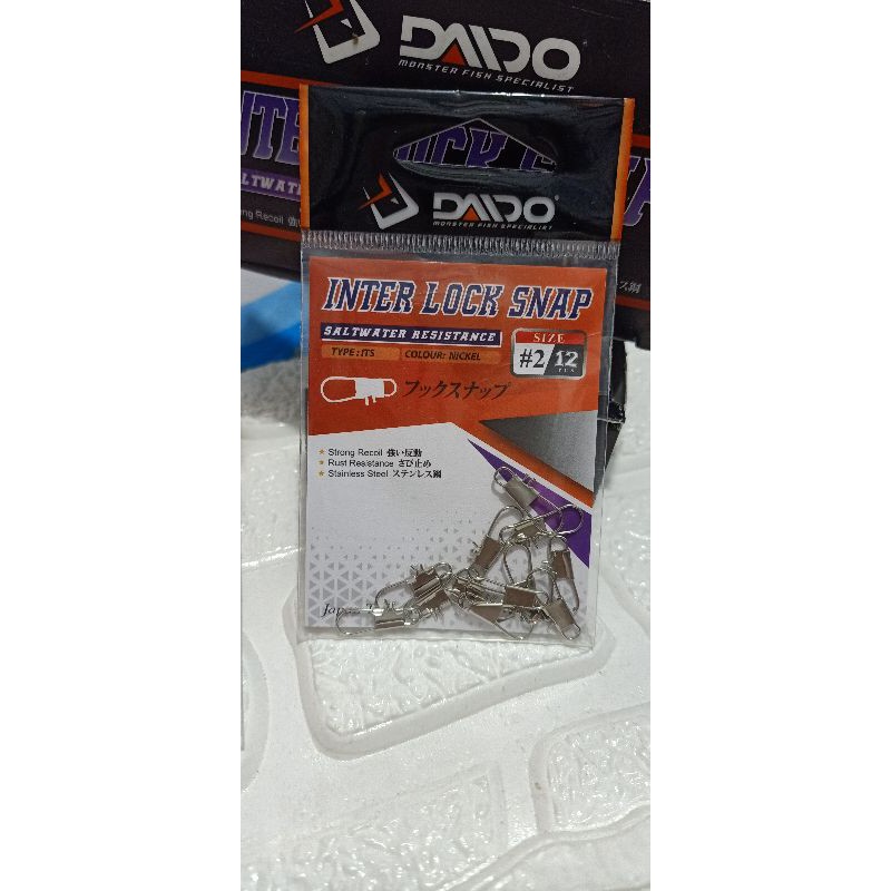 Daido Interlock Snap Saltwater Resistance