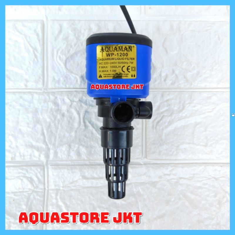 POMPA AQUARIUM CELUP WATER PUMP AQUAMAN  WP-1200 POWER HEAD 1200