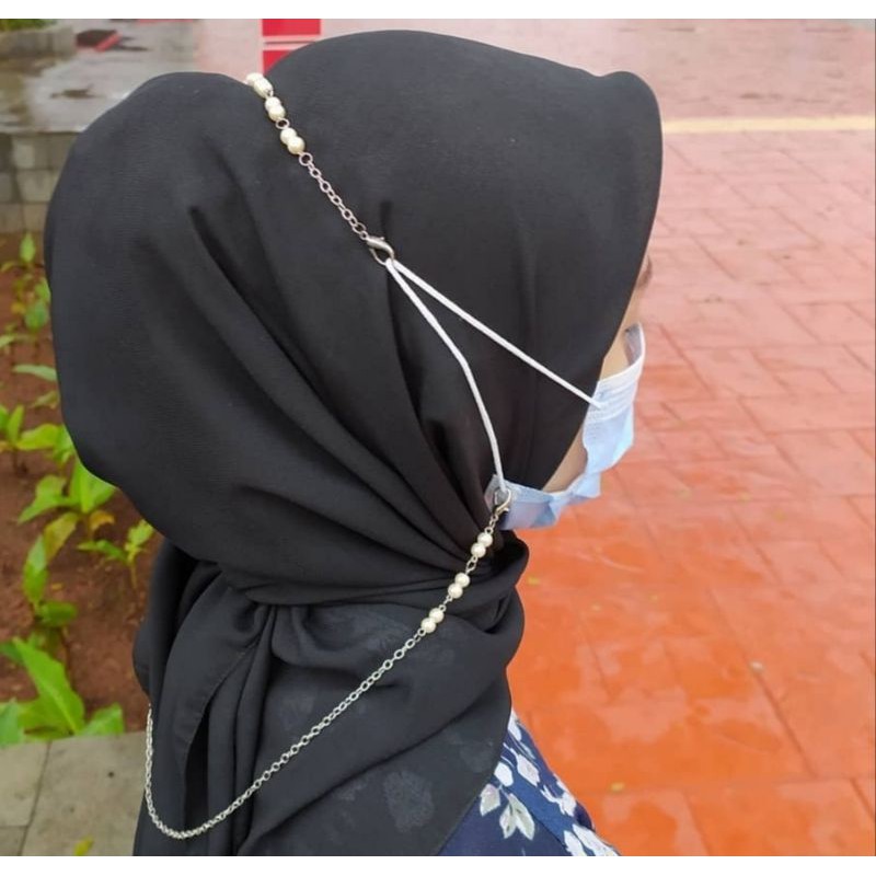 Kalung Masker / Strap Masker Hijab / Tali Masker / Konektor