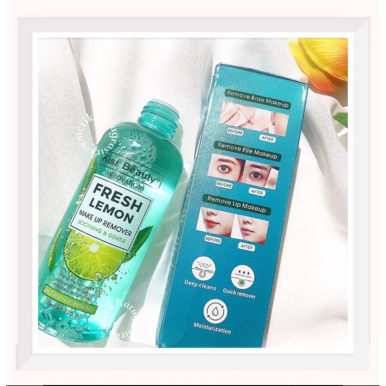 PROMO!!!MAKE UP REMOVER/PEMBERSIH MAKE UP FRESH LEMON KISS BEAUTY NO.2135-03LM