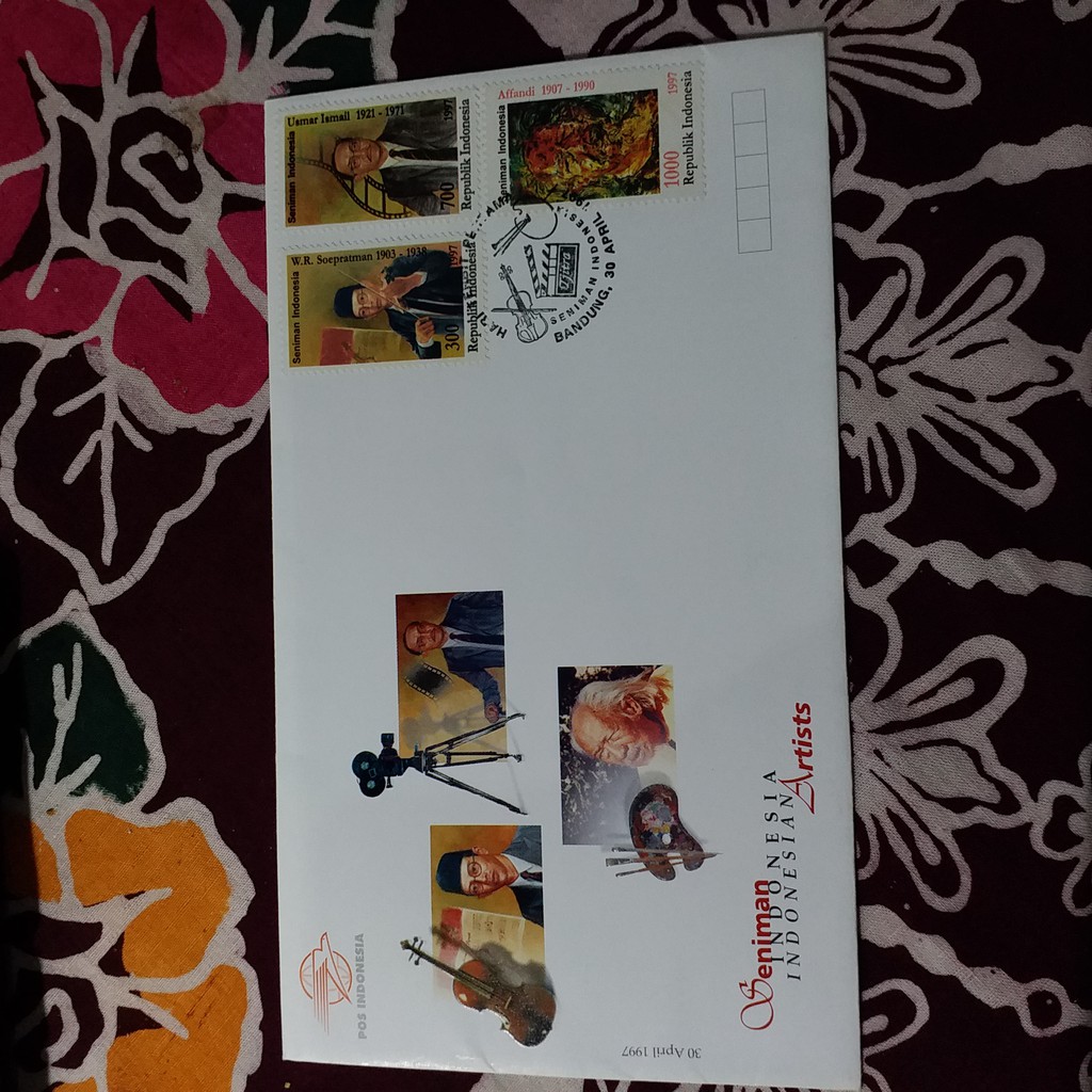 

SHP SAMPUL HARI PERTAMA 06 1997 SENIMAN INDONESIA