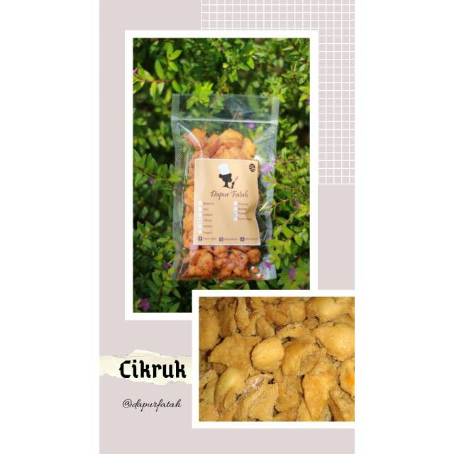 

Cirkuk Kemasan Mini -cikrukmini -gurihrenyah -enakberkualitas -sehatdannikmat -makanankekinian