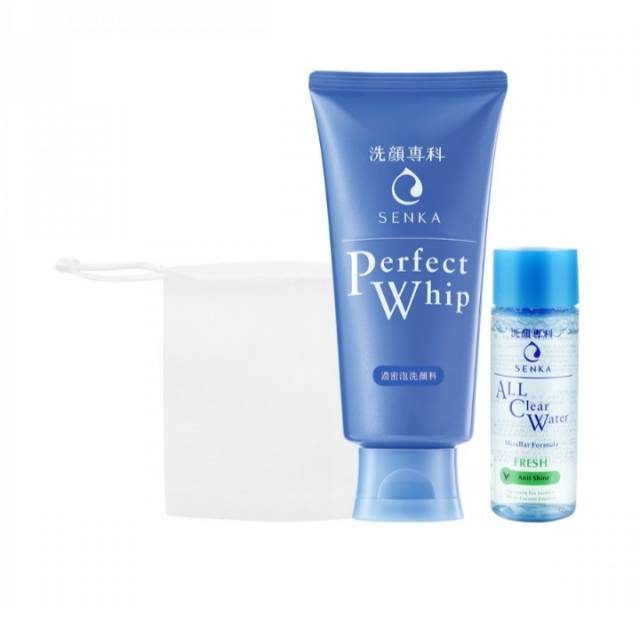 Baru set senka perfect cleanser/ Bundle senka/ 3in1 senka/ paket senka