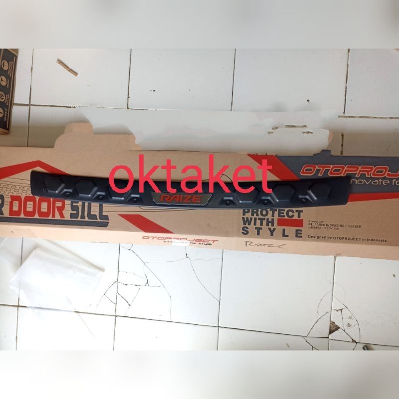 sillplate belakang Toyota Raize Daihatsu Rocky 2021 2022 Injection Otoproject