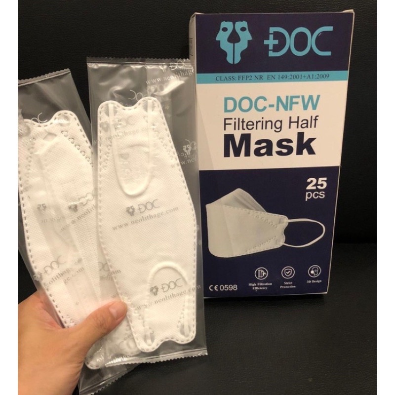 MASKER KF94 DOC 4PLY ISI 30PCS KEMASAN STERIL PREMIUM FACE MASK