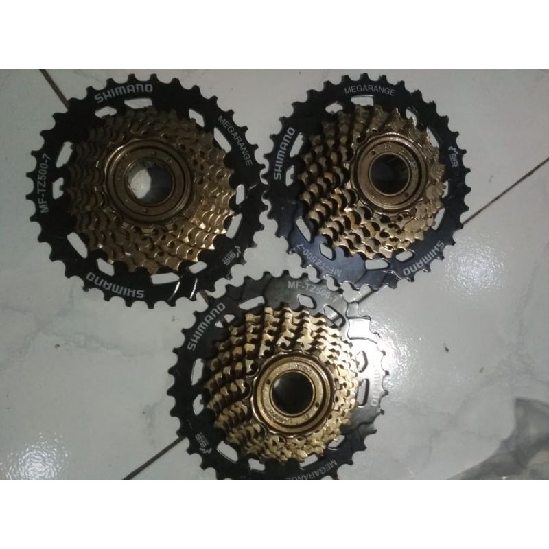 Sproket 7 speed Megarange ulir