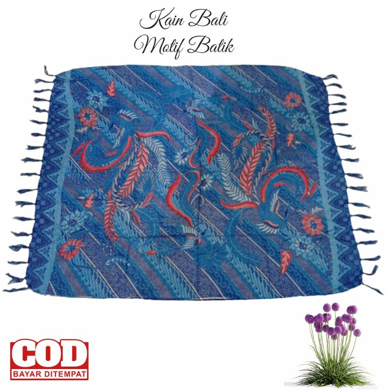 KAIN PANTAI MOTIF BATIK UKURAN 165 X 120 CM/KAIN BALI/SELENDANG BAL/KAIN BUAT SANTAI