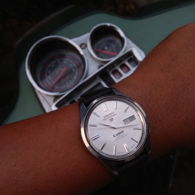 Jam tangan pria Seiko sportsmatic 5 6619 Canon