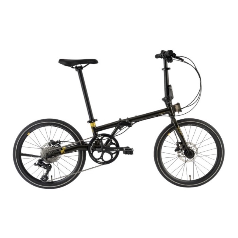 SEPEDA LIPAT ELEMENT CLIP 451 2022 10 SPEED 20 INCH BLACK ,HYDRAULIC DISC BRAKE, FRAME CHROMOLY, 10 